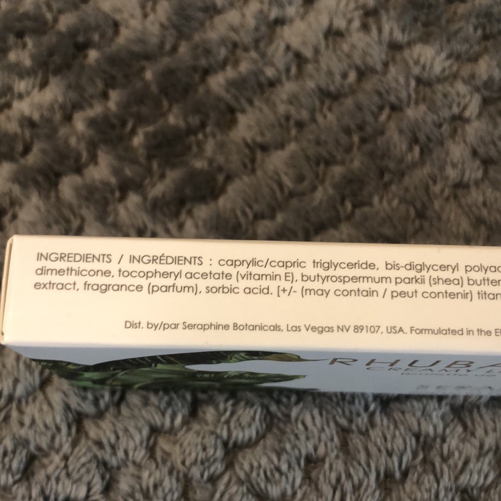 Seraphine botanicals Rhubarb+Rose Creamy Lip & Cheek Palette, NIB - Picture 6 of 7